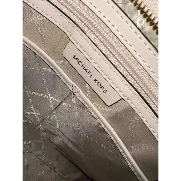 Michael Kors Sinclair Tote Bag Large Pebbled Leather Soft Pink - Picture 9 of 11